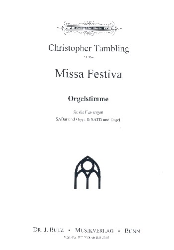 Vorderes Coverbild Missa Festiva