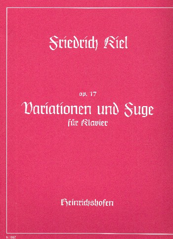 Vorderes Coverbild Variationen und Fuge