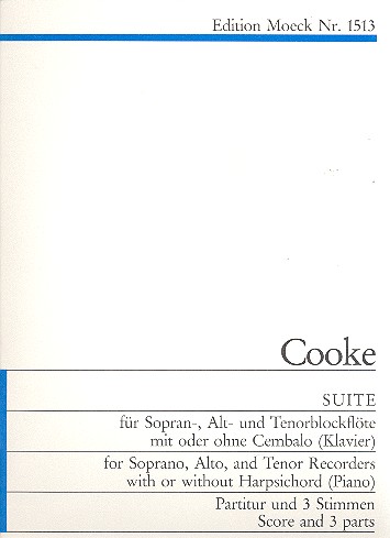 Vorderes Coverbild Suite für 3 Blockflöten (SAT)