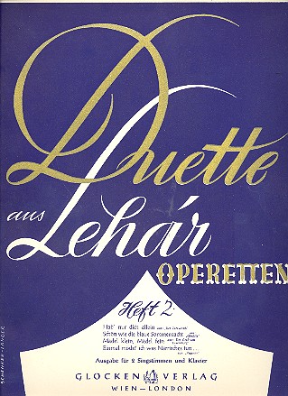 Vorderes Coverbild Duette aus Lehar-Operetten Band 2
