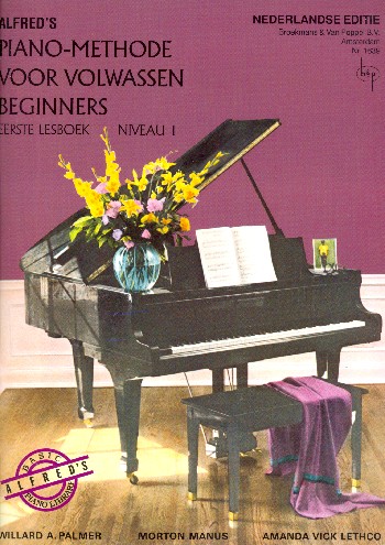 Vorderes Coverbild Alfred's Piano-Methode vor volwassen Beginners - Lesboek niveau 1