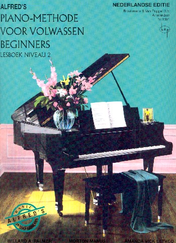 Vorderes Coverbild Alfred's Piano-Methode vor volwassen Beginners - Lesboek niveau 2