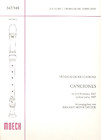 Vorderes Coverbild 4 Canciones zu 4 Stimmen