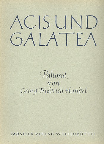 Vorderes Coverbild ACIS UND GALATHEA