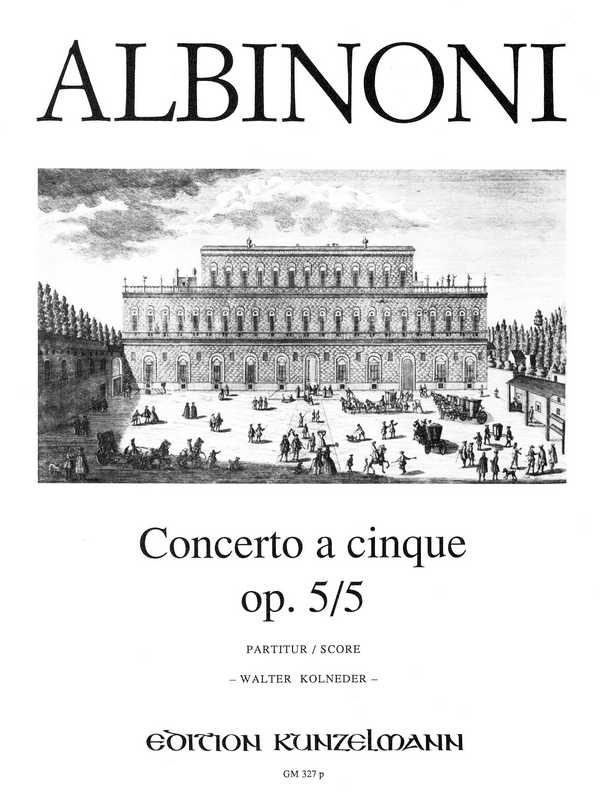 Vorderes Coverbild Concerto à cinque a-Moll op.5,5