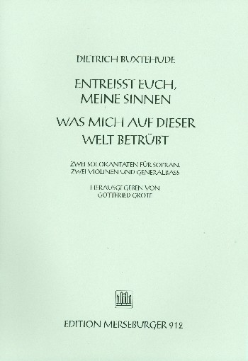 Vorderes Coverbild Entreisst euch meine Sinnen