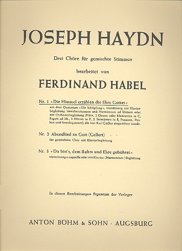 Vorderes Coverbild Die Himmel erzählen die Ehre Gottes