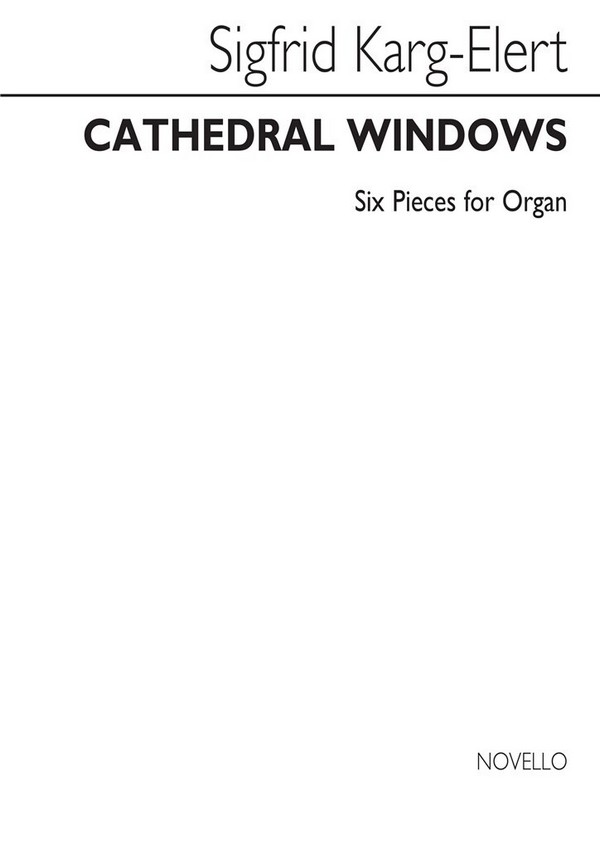 Vorderes Coverbild Cathedral Windows op.106