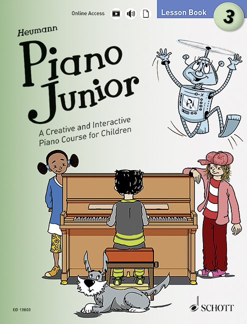 Vorderes Coverbild Piano junior - Lesson Book vol.3 (+Online Audio Download)