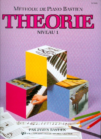 Vorderes Coverbild Méthode de piano Bastien - théorie niveau 1