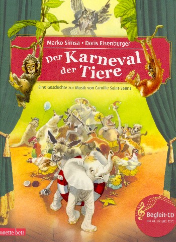 Vorderes Coverbild Der Karneval der Tiere (+CD)