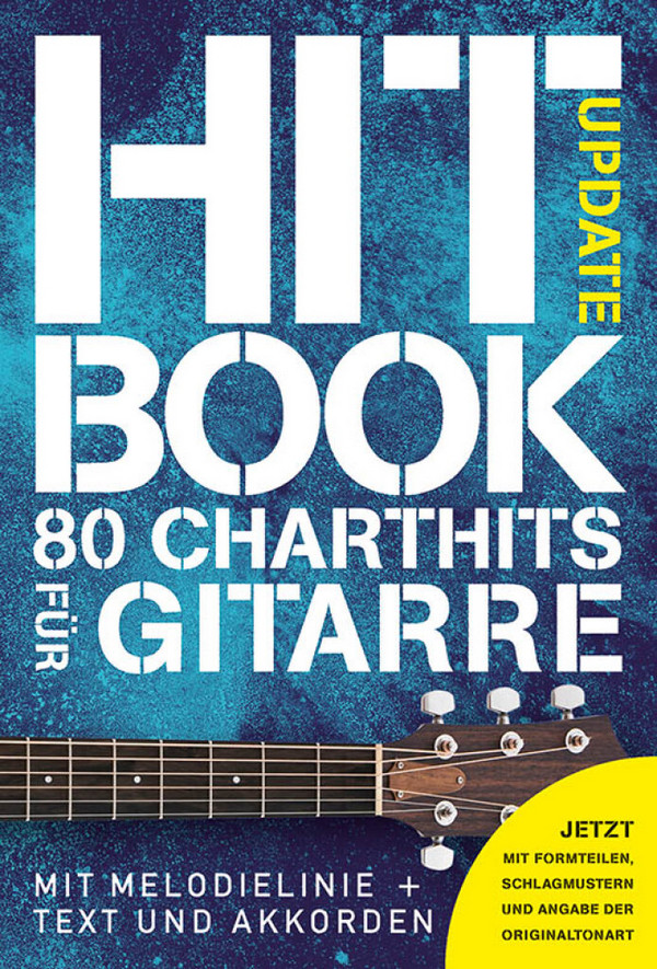 Vorderes Coverbild Hitbook update - Gitarre: