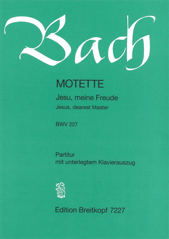 Vorderes Coverbild Jesu, meine Freude BWV227 - Motette