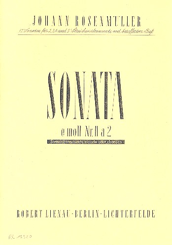 Sonate e-Moll Nr.2