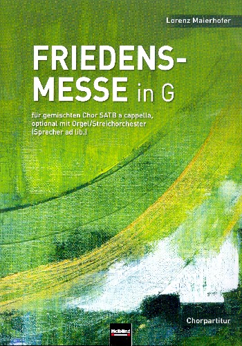 Vorderes Coverbild Friedensmesse in G