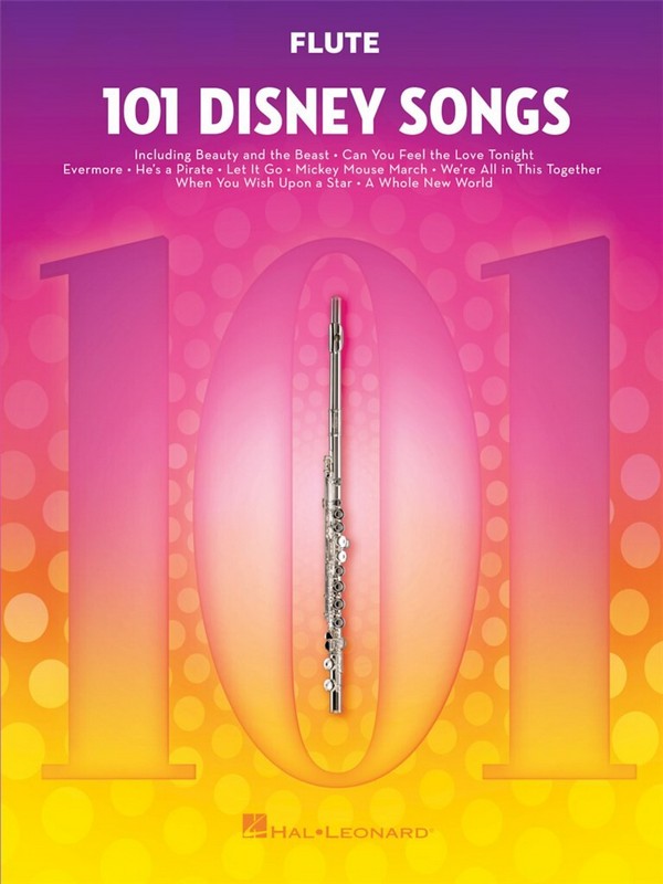 Vorderes Coverbild 101 Disney Songs: