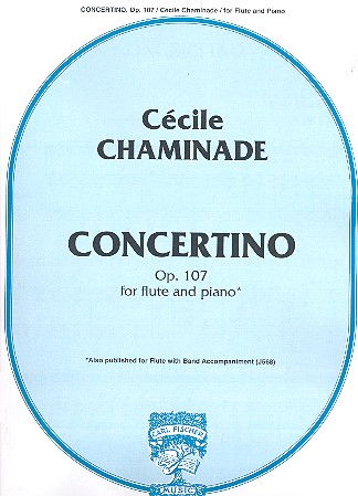 Vorderes Coverbild Concertino op.107 for flute