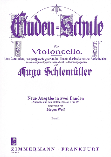 Vorderes Coverbild Etüden-Schule Band 1