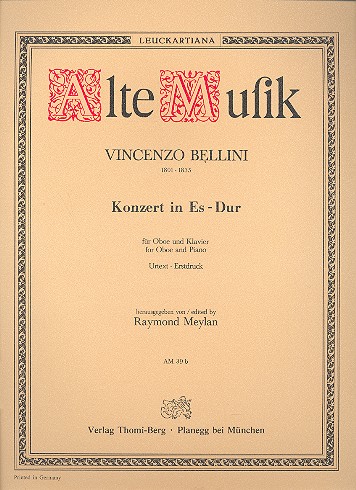 Vorderes Coverbild Konzert Es-Dur 