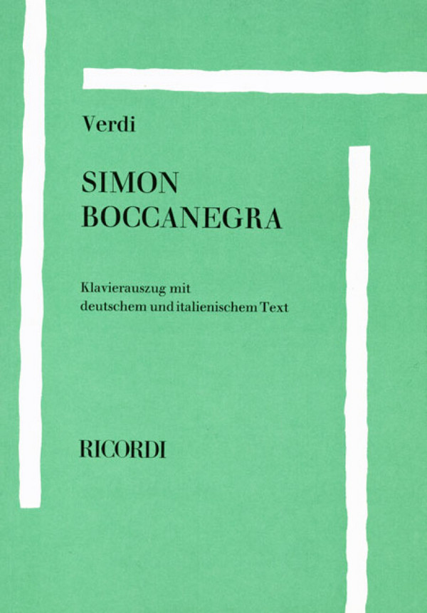 Vorderes Coverbild Simon Boccanegra