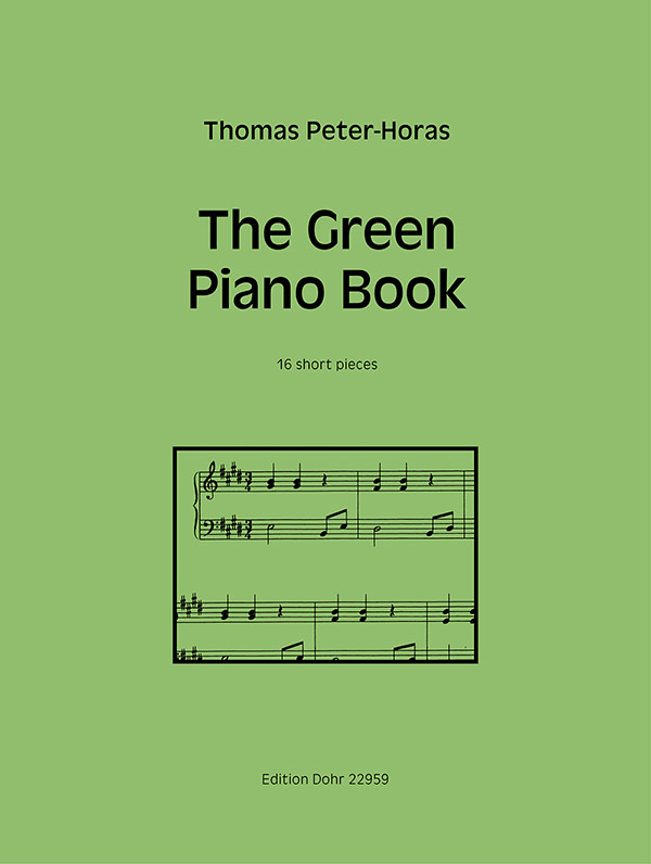 Vorderes Coverbild The Green Book for Piano (16 short pieces)