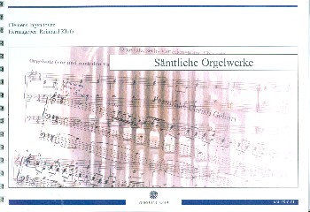 Vorderes Coverbild Sämtliche Orgelwerke