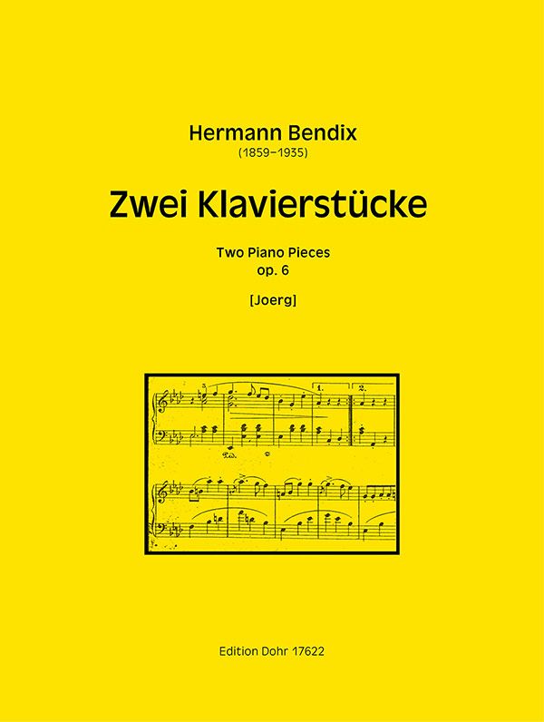 Vorderes Coverbild 2 Klavierstücke op.6