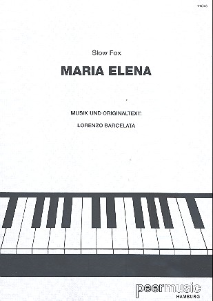 Vorderes Coverbild Maria Elena: Einzelausgabe