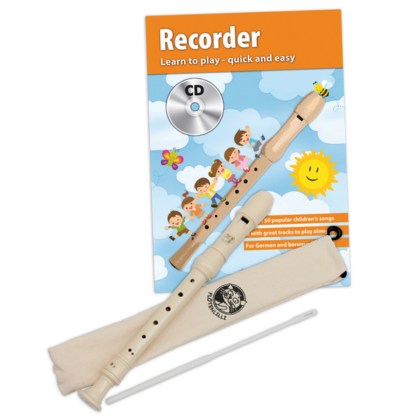 Vorderes Coverbild Recorder-Set (Book +CD +Instrument)