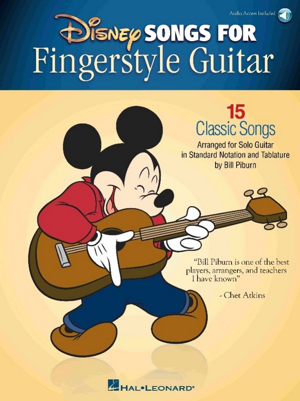 Vorderes Coverbild Fingerstyle Guitar - Disney Songs (+Online Audio Access):