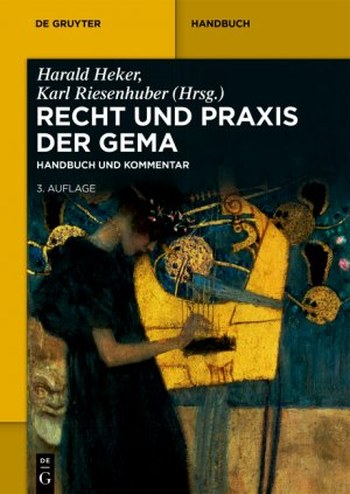 Vorderes Coverbild Recht und Praxis 2018 der GEMA