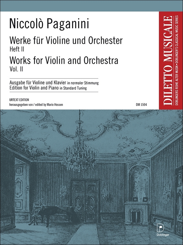 Vorderes Coverbild Werke für Violine und Orchester Band 2