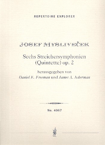 Vorderes Coverbild 6 Streichersymphonien op.2