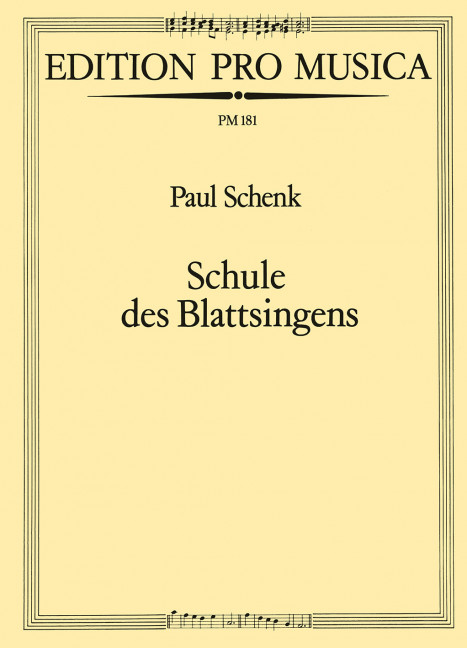 Vorderes Coverbild Schule des Blattsingens
