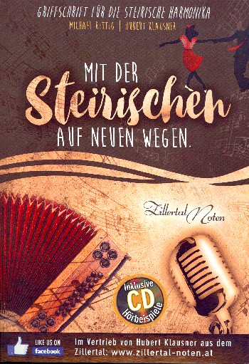 Vorderes Coverbild Mit der Steirischen auf neuen Wegen (+CD)