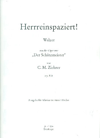 Vorderes Coverbild Herrreinspaziert op.518 :