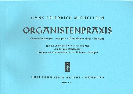 Vorderes Coverbild Organistenpraxis Band 4