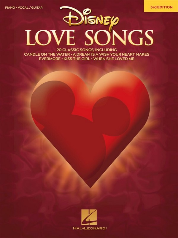 Vorderes Coverbild Disney Love songs