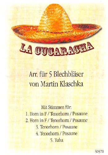Vorderes Coverbild La cucaracha