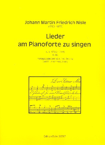 Vorderes Coverbild Lieder am Pianoforte zu singen o.op.