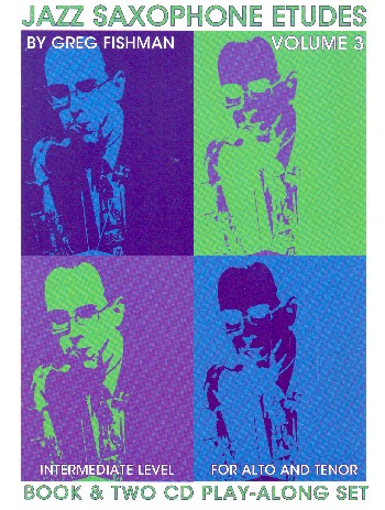Vorderes Coverbild Jazz Saxophon Etudes vol.3 (+2CD's)