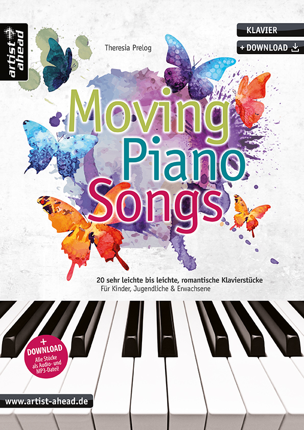 Vorderes Coverbild Moving Piano Songs (+Download)
