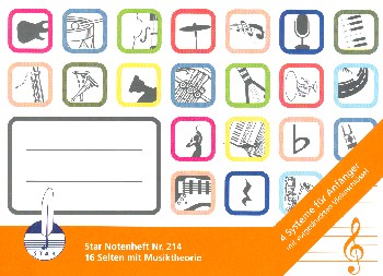 Vorderes Coverbild Notenheft Elementarheft DIN A5