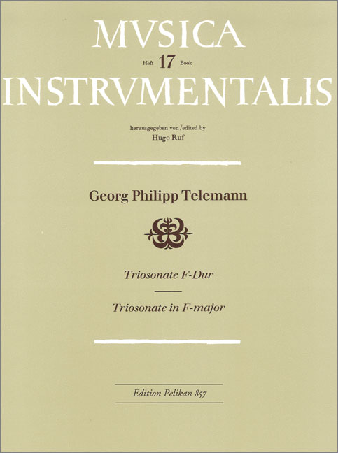 Vorderes Coverbild Triosonate F-Dur für Altblockflöte,