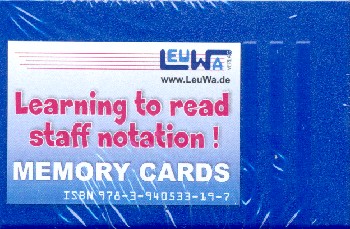 Learning to read Staff Notation! Flash Cards (en)