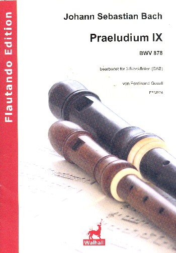 Vorderes Coverbild Praeludium Nr.9 BWV878