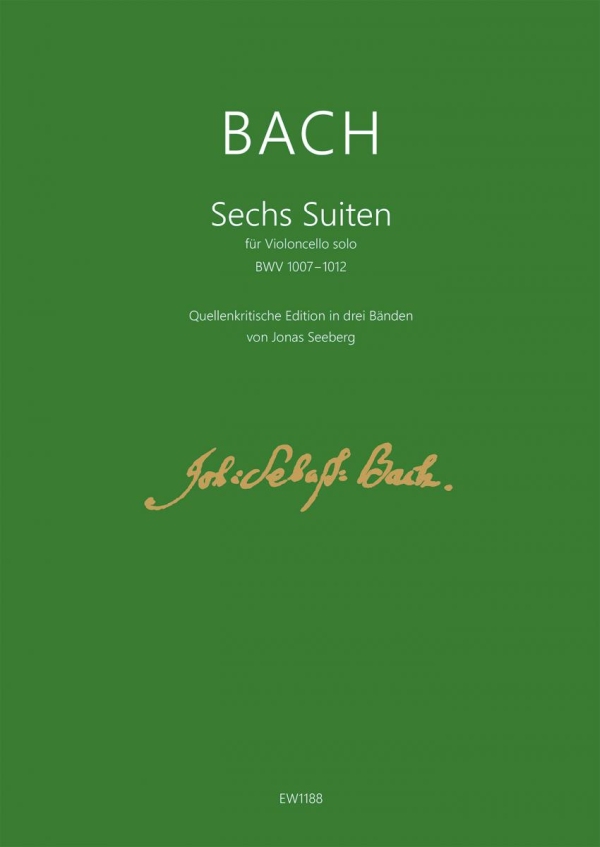 Vorderes Coverbild Sechs Suiten BWV 1007-1012