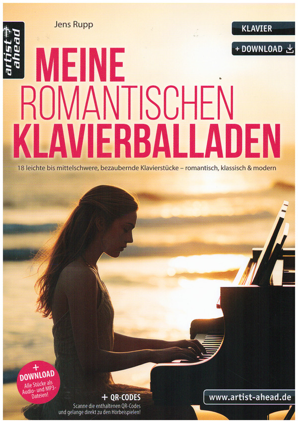Vorderes Coverbild Meine romantischen Klavierballaden (+Online-Audio)