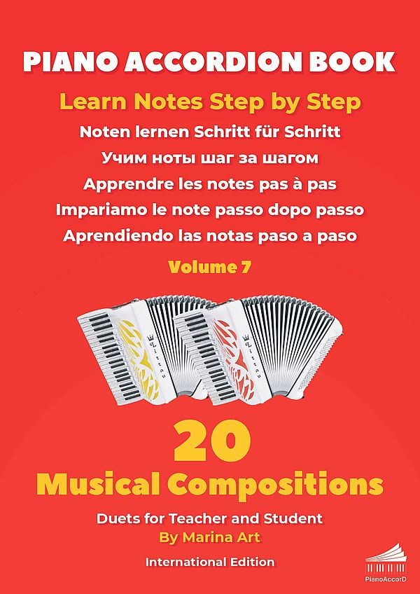 Piano Accordion Book Vol.7: 20 Musical Compositions