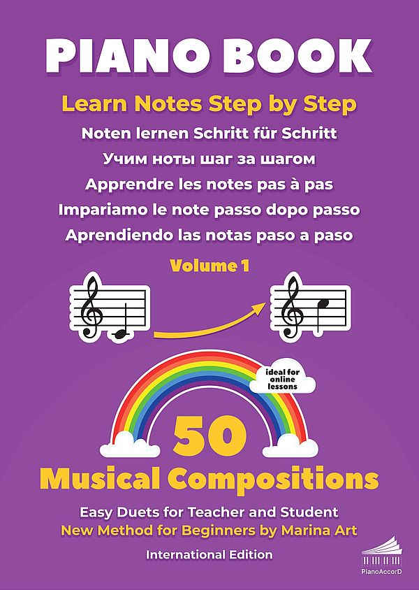 Vorderes Coverbild Piano Book Vol.1: 50 Musical Compositions